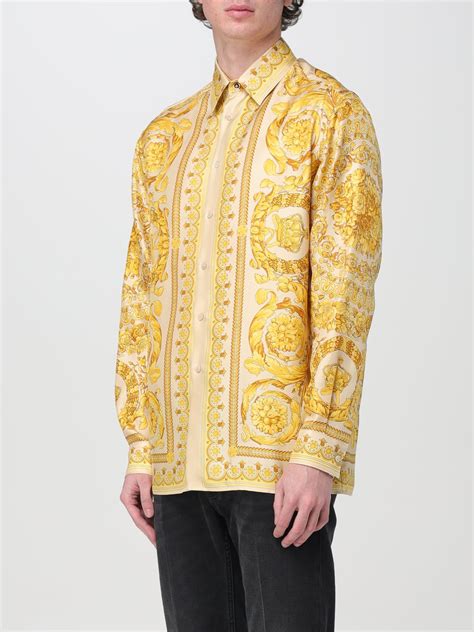 versace oro camicia|Altro.